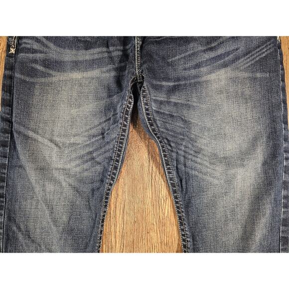 Ariat Jeans Men 44x32 M4 Boot Cut Work Denim Cowboy Western - Picture 2 of 12